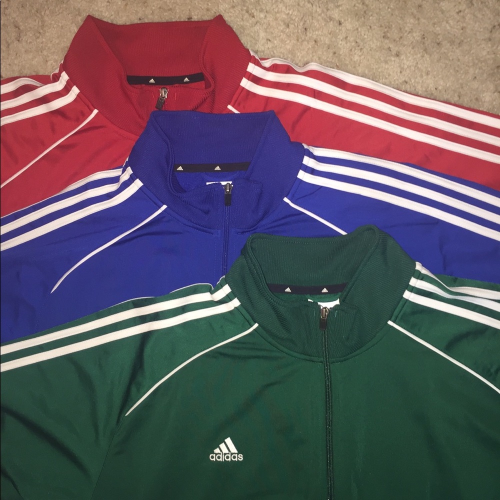 ADIDAS Sport Jackets. Multiple colors/sizes.